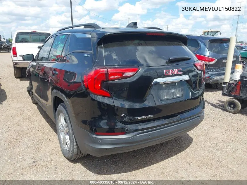 2018 GMC Terrain Sle VIN: 3GKALMEV0JL150822 Lot: 40335618