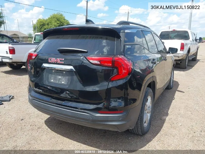 2018 GMC Terrain Sle VIN: 3GKALMEV0JL150822 Lot: 40335618