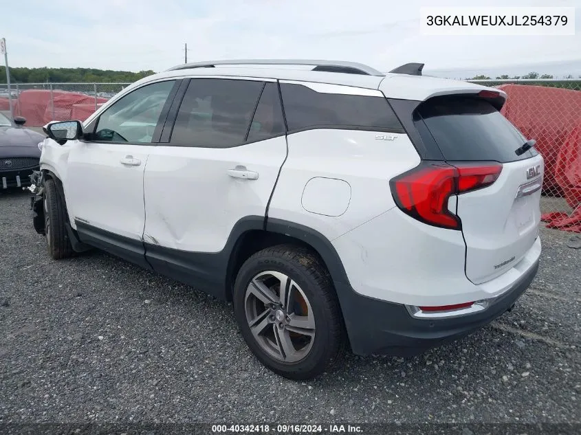 2018 GMC Terrain Slt VIN: 3GKALWEUXJL254379 Lot: 40342418