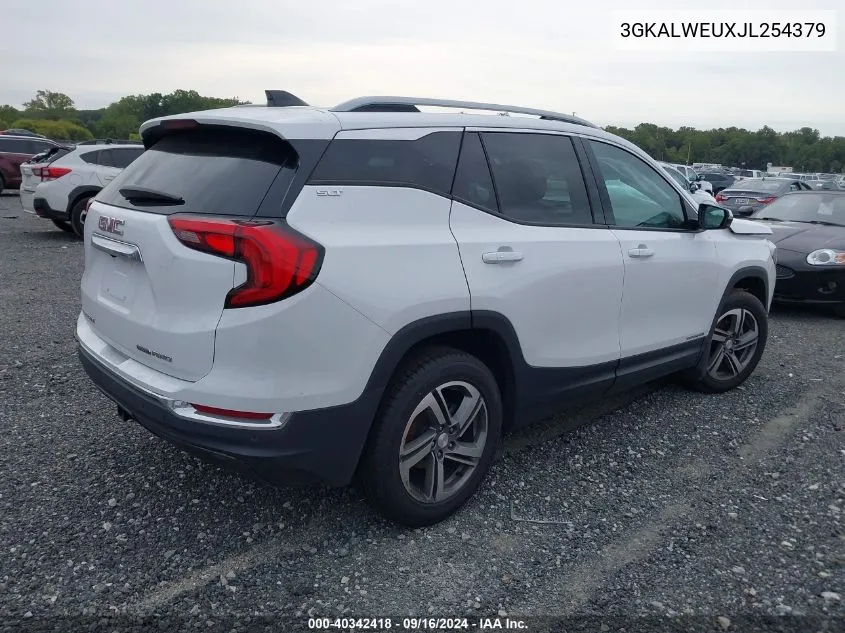 2018 GMC Terrain Slt VIN: 3GKALWEUXJL254379 Lot: 40342418