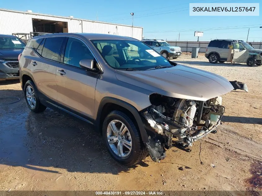 3GKALMEV6JL257647 2018 GMC Terrain Sle