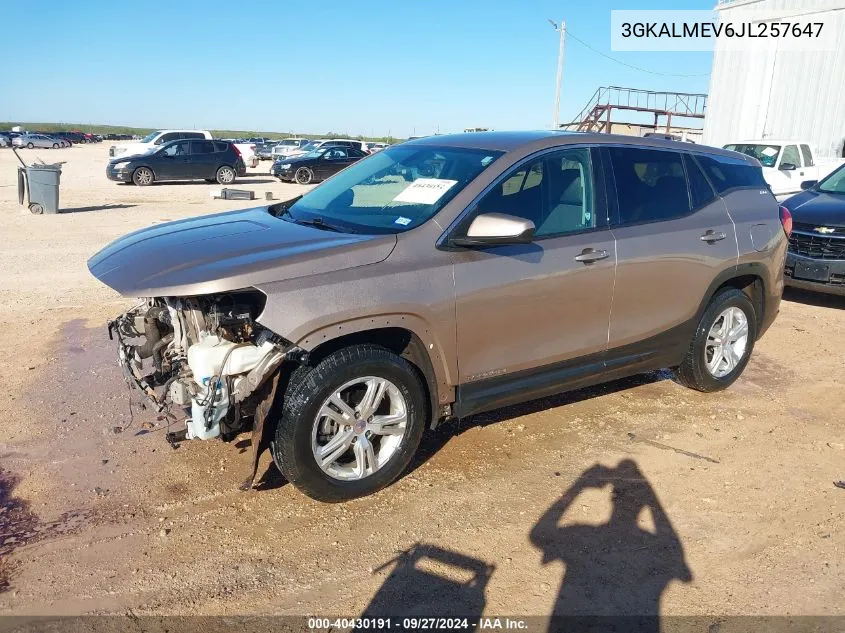 3GKALMEV6JL257647 2018 GMC Terrain Sle