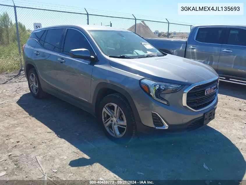 2018 GMC Terrain Sle VIN: 3GKALMEX4JL135693 Lot: 40459773