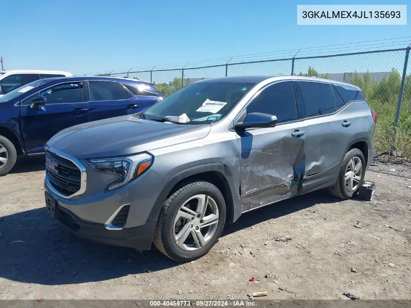 3GKALMEX4JL135693 2018 GMC Terrain Sle