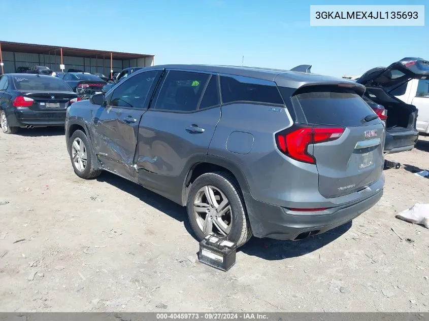 2018 GMC Terrain Sle VIN: 3GKALMEX4JL135693 Lot: 40459773