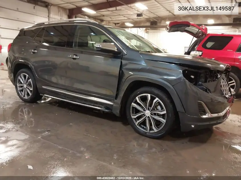 3GKALSEX3JL149587 2018 GMC Terrain Denali