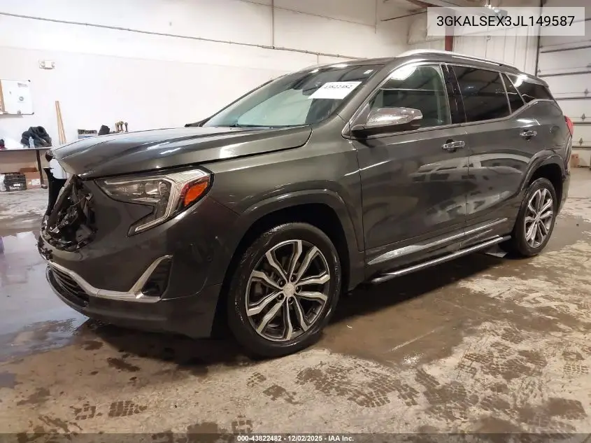 3GKALSEX3JL149587 2018 GMC Terrain Denali