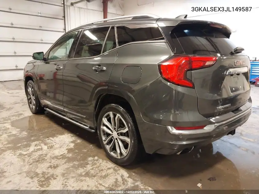3GKALSEX3JL149587 2018 GMC Terrain Denali