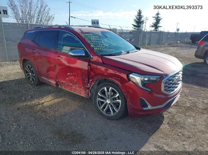 3GKALXEX0KL393373 2019 GMC Terrain Denali