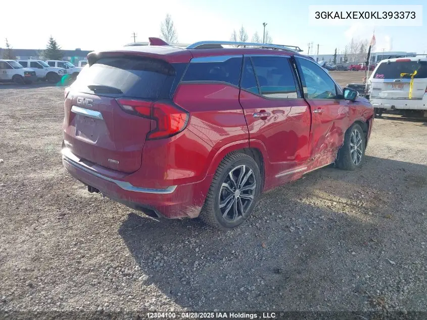 3GKALXEX0KL393373 2019 GMC Terrain Denali