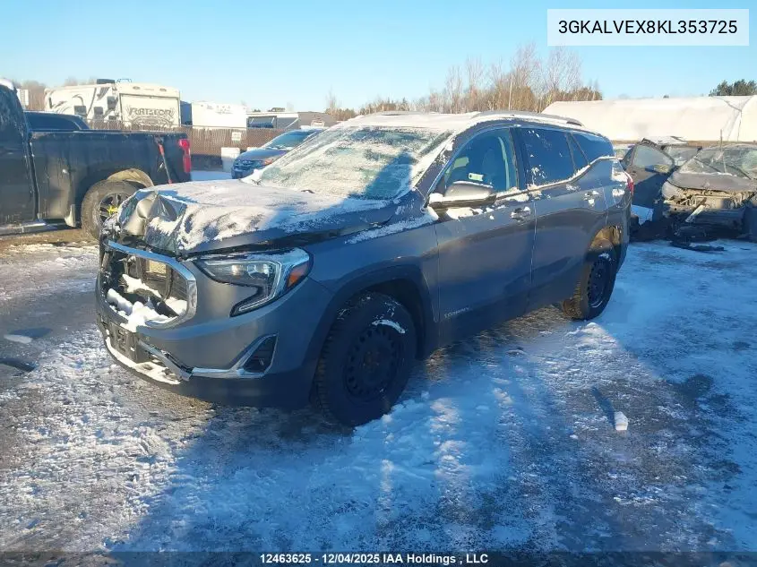 3GKALVEX8KL353725 2019 GMC Terrain Slt