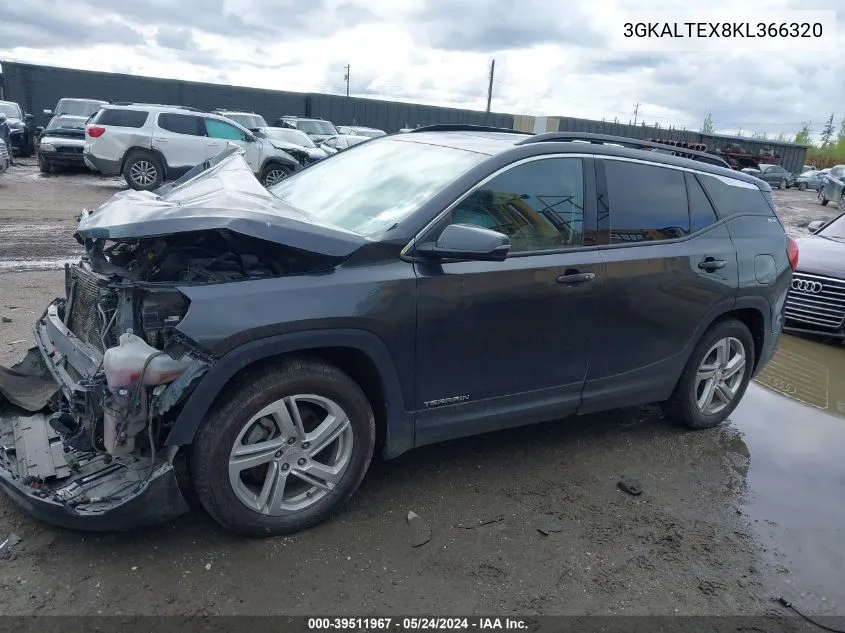 3GKALTEX8KL366320 2019 GMC Terrain Sle