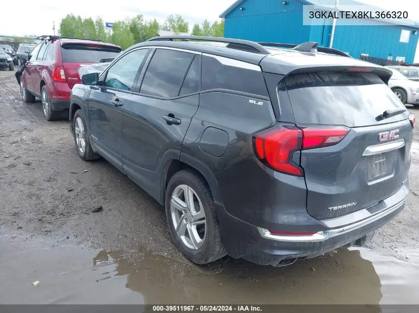 2019 GMC Terrain Sle VIN: 3GKALTEX8KL366320 Lot: 39511967