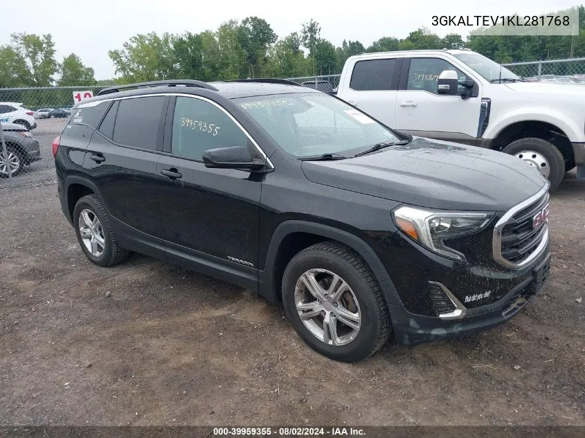 2019 GMC Terrain Sle VIN: 3GKALTEV1KL281768 Lot: 39959355