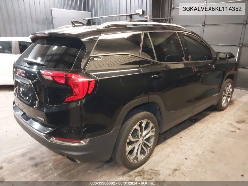 2019 GMC Terrain Slt VIN: 3GKALVEX6KL114352 Lot: 39966002