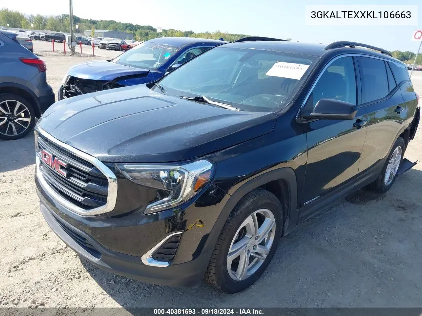 2019 GMC Terrain Sle VIN: 3GKALTEXXKL106663 Lot: 40381593