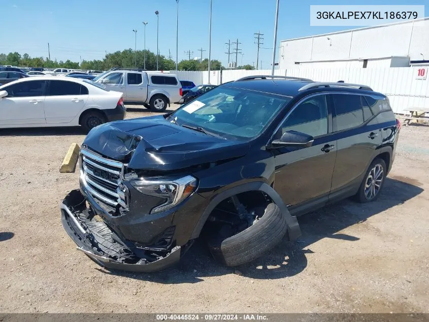 2019 GMC Terrain Slt VIN: 3GKALPEX7KL186379 Lot: 40445524