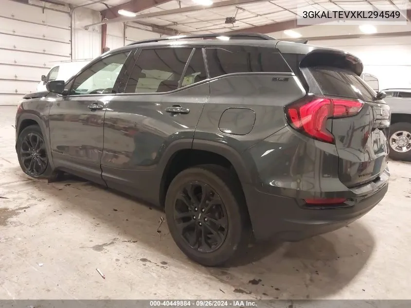 2019 GMC Terrain Sle VIN: 3GKALTEVXKL294549 Lot: 40449884