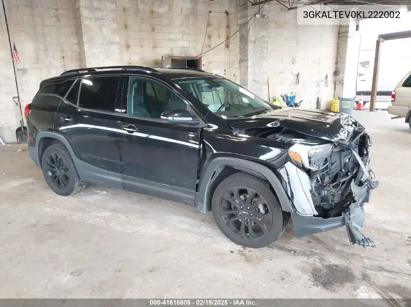 2019 GMC Terrain Sle VIN: 3GKALTEV0KL222002 Lot: 41618808