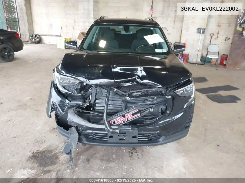 2019 GMC Terrain Sle VIN: 3GKALTEV0KL222002 Lot: 41618808