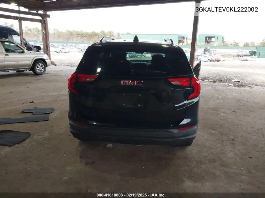 2019 GMC Terrain Sle VIN: 3GKALTEV0KL222002 Lot: 41618808
