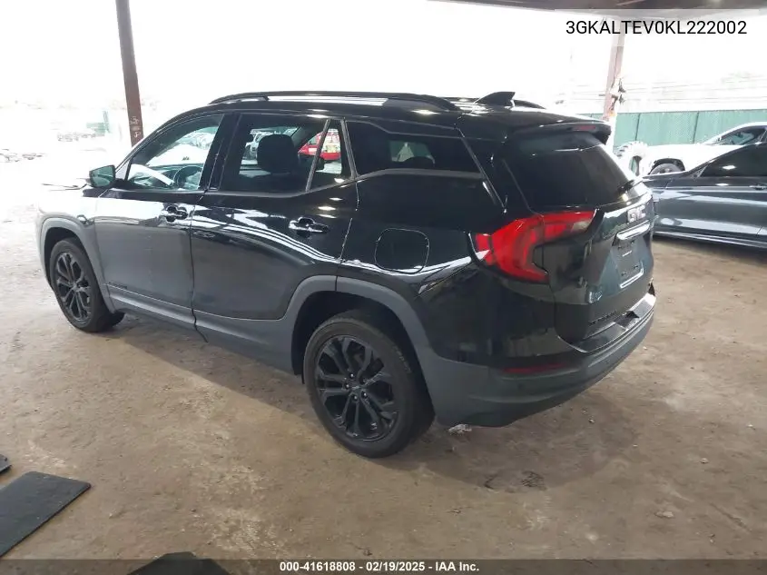 2019 GMC Terrain Sle VIN: 3GKALTEV0KL222002 Lot: 41618808