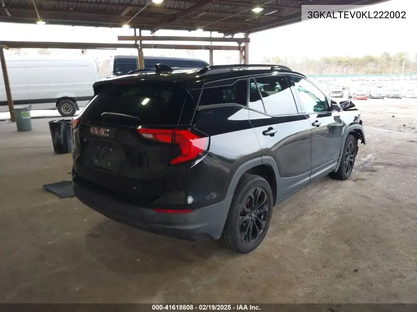 2019 GMC Terrain Sle VIN: 3GKALTEV0KL222002 Lot: 41618808