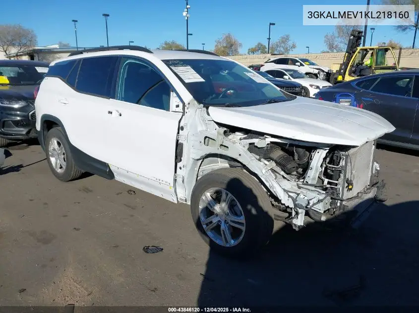 3GKALMEV1KL218160 2019 GMC Terrain Sle