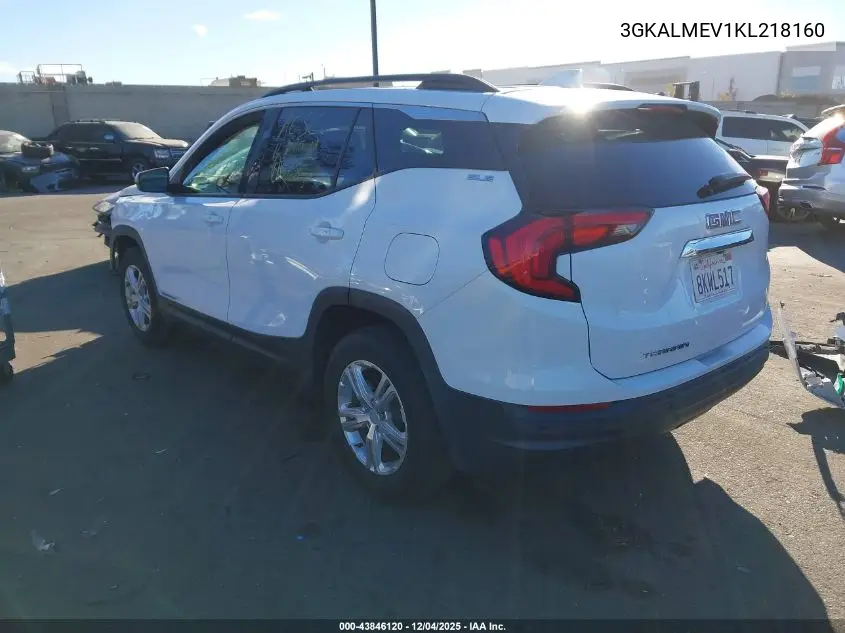 3GKALMEV1KL218160 2019 GMC Terrain Sle