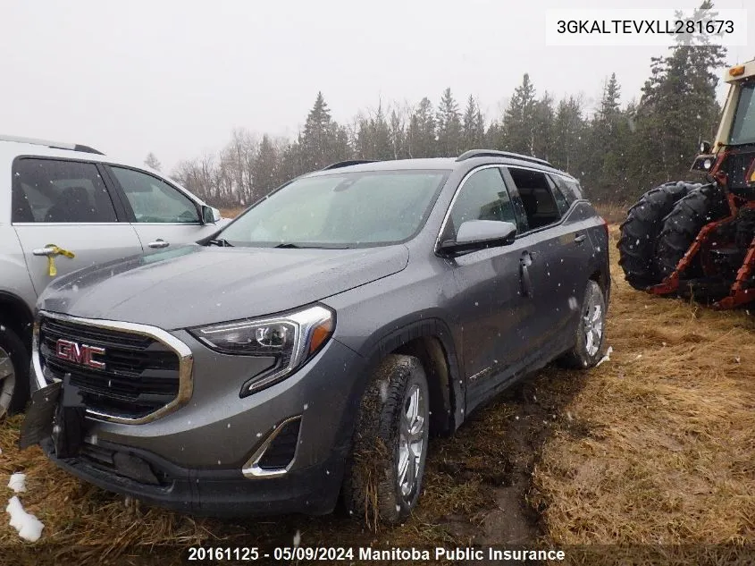 3GKALTEVXLL281673 2020 GMC Terrain Sle