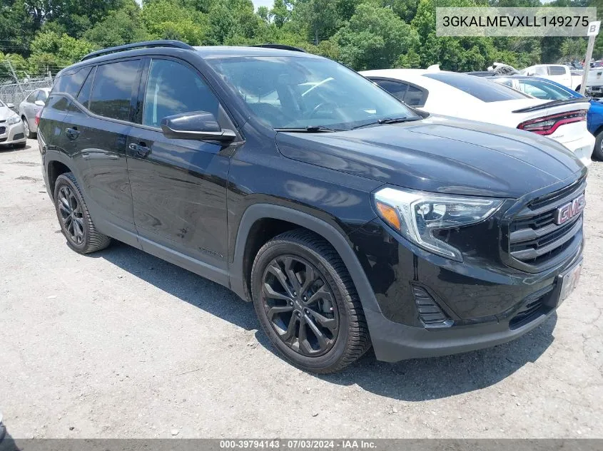 2020 GMC Terrain Fwd Sle VIN: 3GKALMEVXLL149275 Lot: 39794143