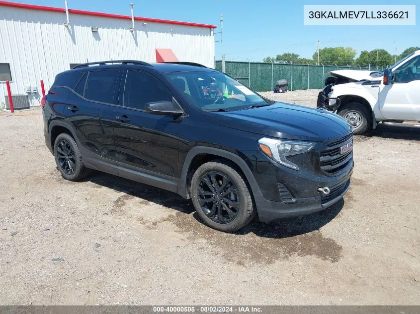 2020 GMC Terrain Fwd Sle VIN: 3GKALMEV7LL336621 Lot: 40000505