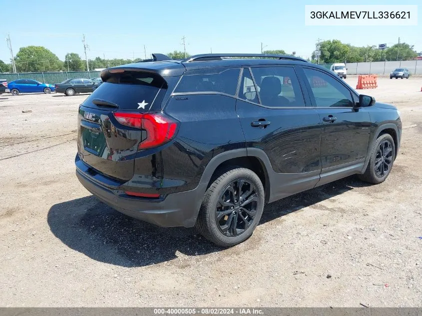 2020 GMC Terrain Fwd Sle VIN: 3GKALMEV7LL336621 Lot: 40000505