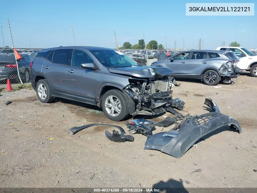 2020 GMC Terrain Fwd Sle VIN: 3GKALMEV2LL122121 Lot: 40374268