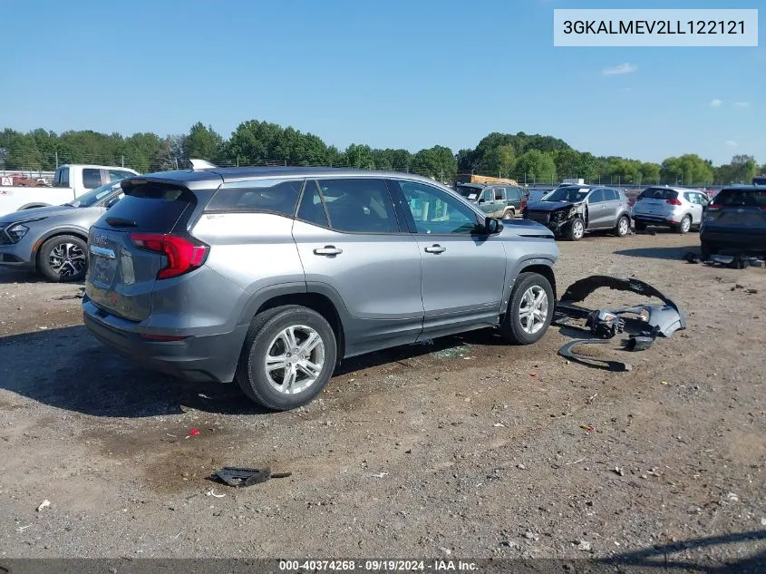 2020 GMC Terrain Fwd Sle VIN: 3GKALMEV2LL122121 Lot: 40374268