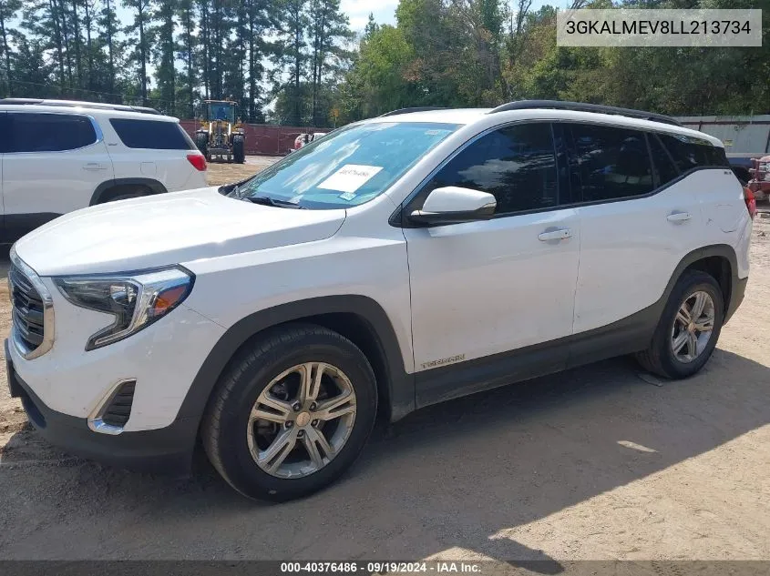 2020 GMC Terrain Fwd Sle VIN: 3GKALMEV8LL213734 Lot: 40376486