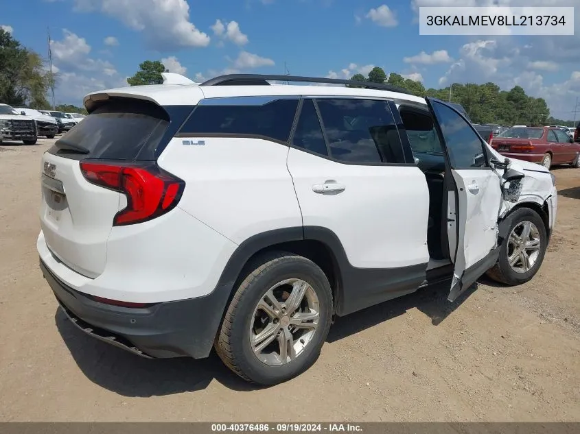 2020 GMC Terrain Fwd Sle VIN: 3GKALMEV8LL213734 Lot: 40376486