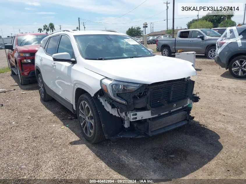 2020 GMC Terrain Fwd Slt VIN: 3GKALPEX3LL267414 Lot: 40452994