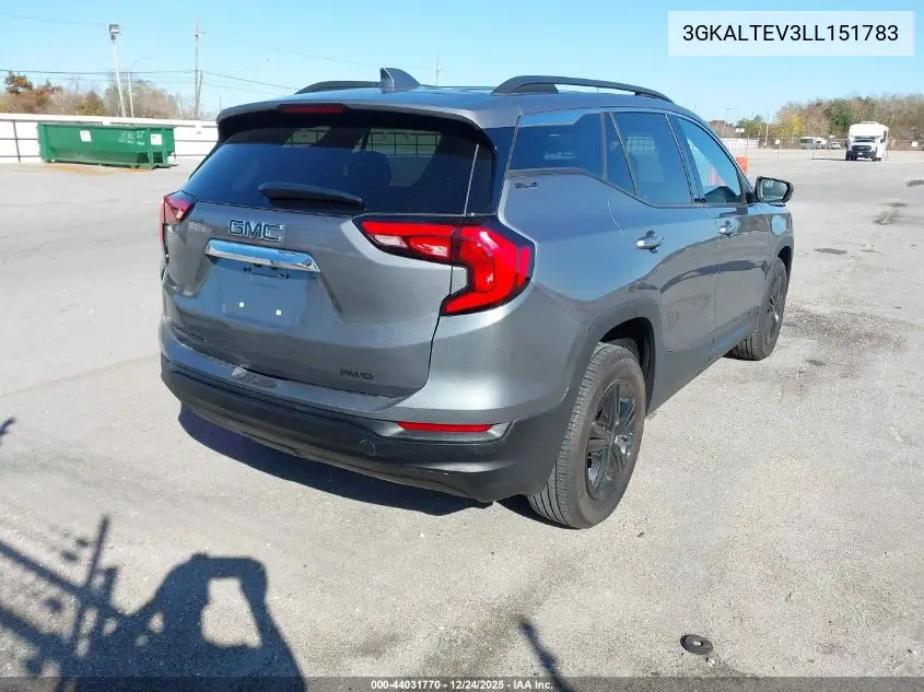 3GKALTEV3LL151783 2020 GMC Terrain Awd Sle