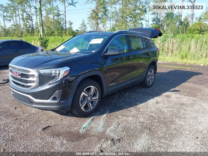 2021 GMC Terrain Awd Slt VIN: 3GKALVEV3ML335523 Lot: 40381471