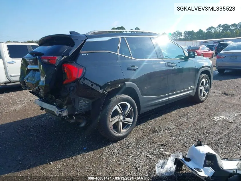 2021 GMC Terrain Awd Slt VIN: 3GKALVEV3ML335523 Lot: 40381471