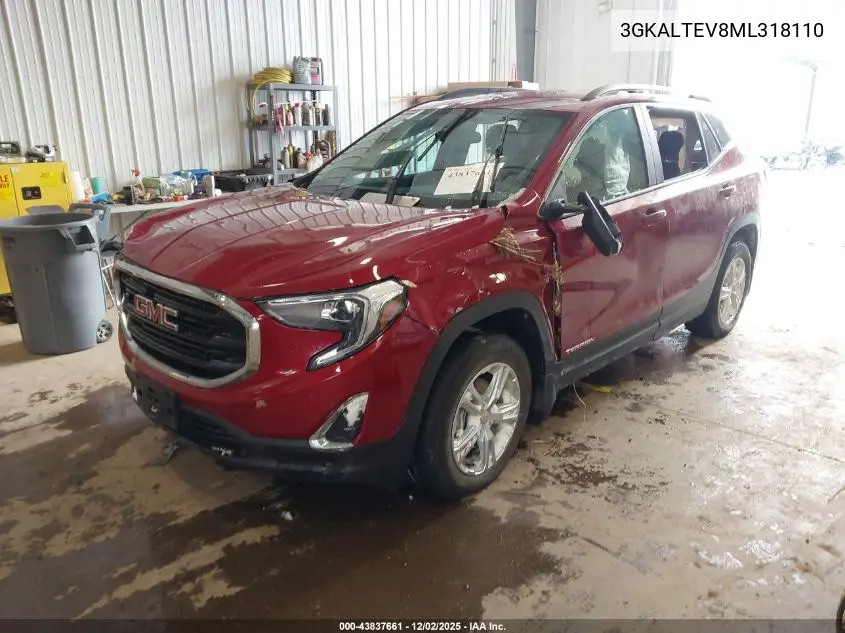 3GKALTEV8ML318110 2021 GMC Terrain Awd Sle