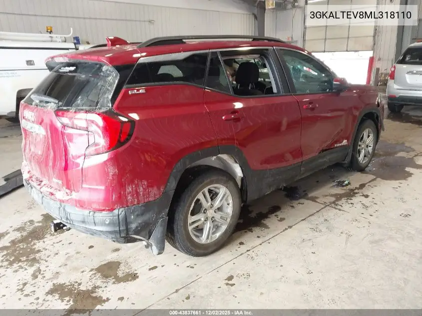 3GKALTEV8ML318110 2021 GMC Terrain Awd Sle