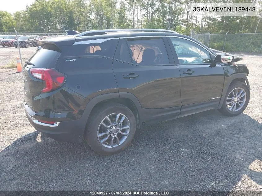 2022 GMC Terrain VIN: 3GKALVEV5NL189448 Lot: 12040927