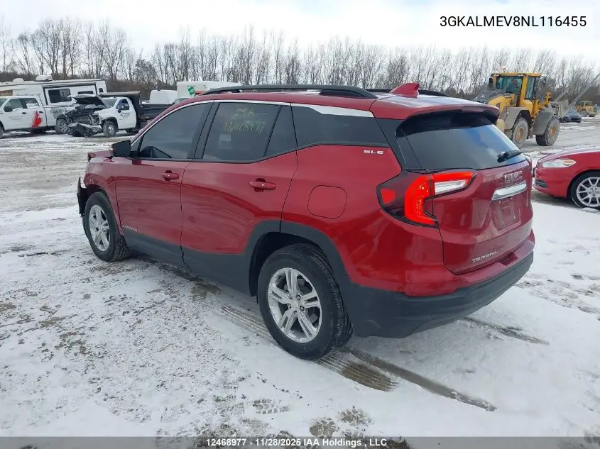 3GKALMEV8NL116455 2022 GMC Terrain Sle
