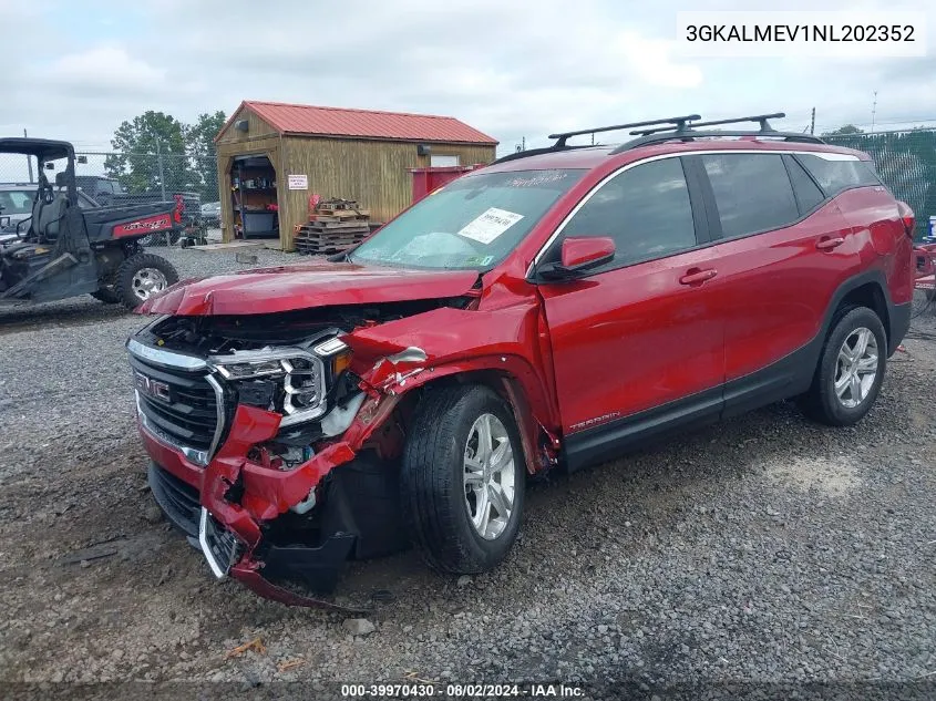 2022 GMC Terrain Fwd Sle VIN: 3GKALMEV1NL202352 Lot: 39970430