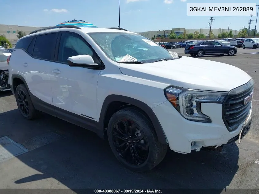 2022 GMC Terrain Fwd Sle VIN: 3GKALMEV3NL262889 Lot: 40388067