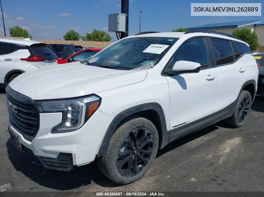 2022 GMC Terrain Fwd Sle VIN: 3GKALMEV3NL262889 Lot: 40388067