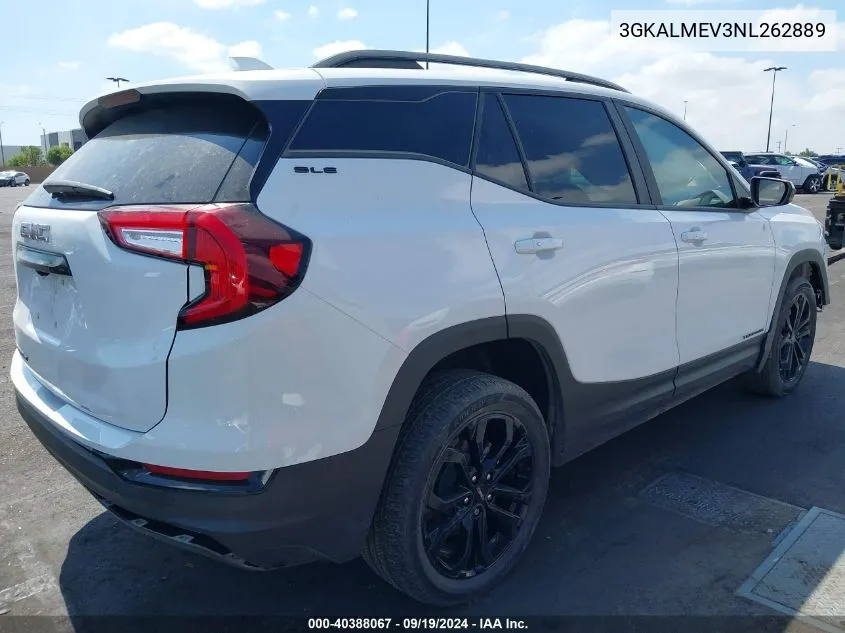 2022 GMC Terrain Fwd Sle VIN: 3GKALMEV3NL262889 Lot: 40388067