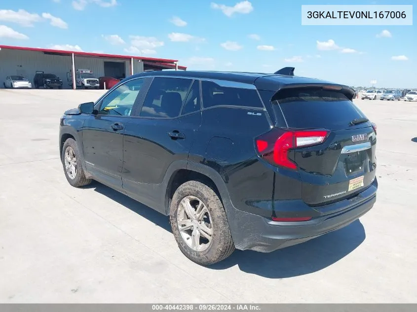 3GKALTEV0NL167006 2022 GMC Terrain Awd Sle